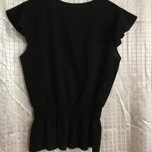 Women’s Black Blouse. Size medium - Picture 2 of 6